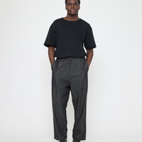 Drop-Crotch Trouser - Soft Denim Edition - FW26 - Black