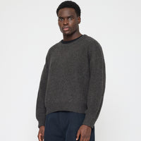 Signature Poet Sleeves Sweater - Yak Edition - Charcoal