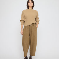 Chunky Ribbed Mock Neck - FW26 -Caramel