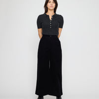 Collared Short Sleeves - FW26 - Charcoal