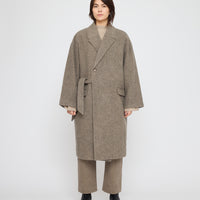 Blazer Wrap Coat - FW26 - Herringbone Taupe