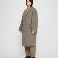 Blazer Wrap Coat - FW26 - Herringbone Taupe