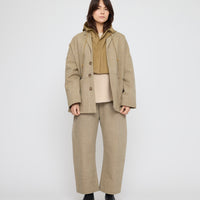 Waxed Hooded Vest - FW26 - Tan