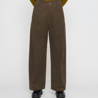 Straight Legged Trouser - FW26 - Taupe Brown