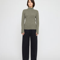 Yak Mock Neck Long Sleeves - FW26 - Pistachio