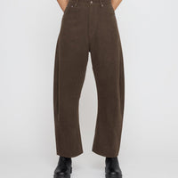 Signature Curve Legged Work Trouser - Brushed Canvas Edition - Taupe Brown