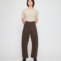 Signature Curve Legged Work Trouser - Brushed Canvas Edition - Taupe Brown