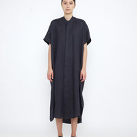 Linen Shirtdress - SS25 - Charcoal Blue