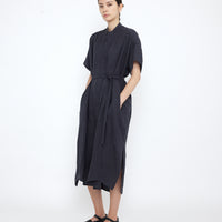 Linen Shirtdress - SS25 - Charcoal Blue