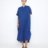 Linen Shirtdress - SS25 - Cobalt