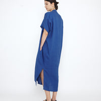 Linen Shirtdress - SS25 - Cobalt