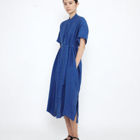 Linen Shirtdress - SS25 - Cobalt