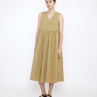 V-Neck Playdress - SS25 - Textured Dijon