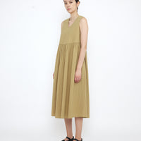 V-Neck Playdress - SS25 - Textured Dijon