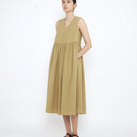V-Neck Playdress - SS25 - Textured Dijon