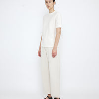 Fine Knit Crewneck - SS25 - White
