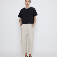 Signature Cropped Tee - Cotton Edition - Black