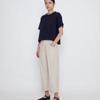 Signature Cropped Tee - Cotton Edition - Navy