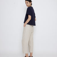 Signature Cropped Tee - Cotton Edition - Navy
