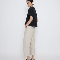 Signature Cropped Tee - Cotton Edition - Black