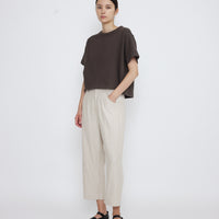 Signature Cropped Tee - Cotton Edition - Gray