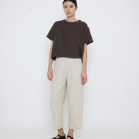 Signature Cropped Tee - Cotton Edition - Gray