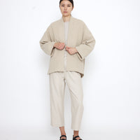 Reversible Quilted Jacket - SS25 - Oatmeal