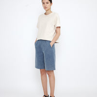 Signature Cropped Tee - Cotton Edition - Oatmeal