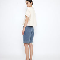Signature Cropped Tee - Cotton Edition - Oatmeal