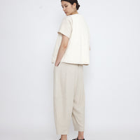 Reversible Quilted Vest - SS25 - Antique White