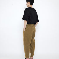 Elastic Lantern Trouser - SS25 - Faded Caramel