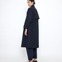 Spring Overcoat - SS25 - Navy