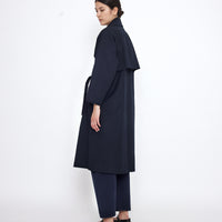 Spring Overcoat - SS25 - Navy