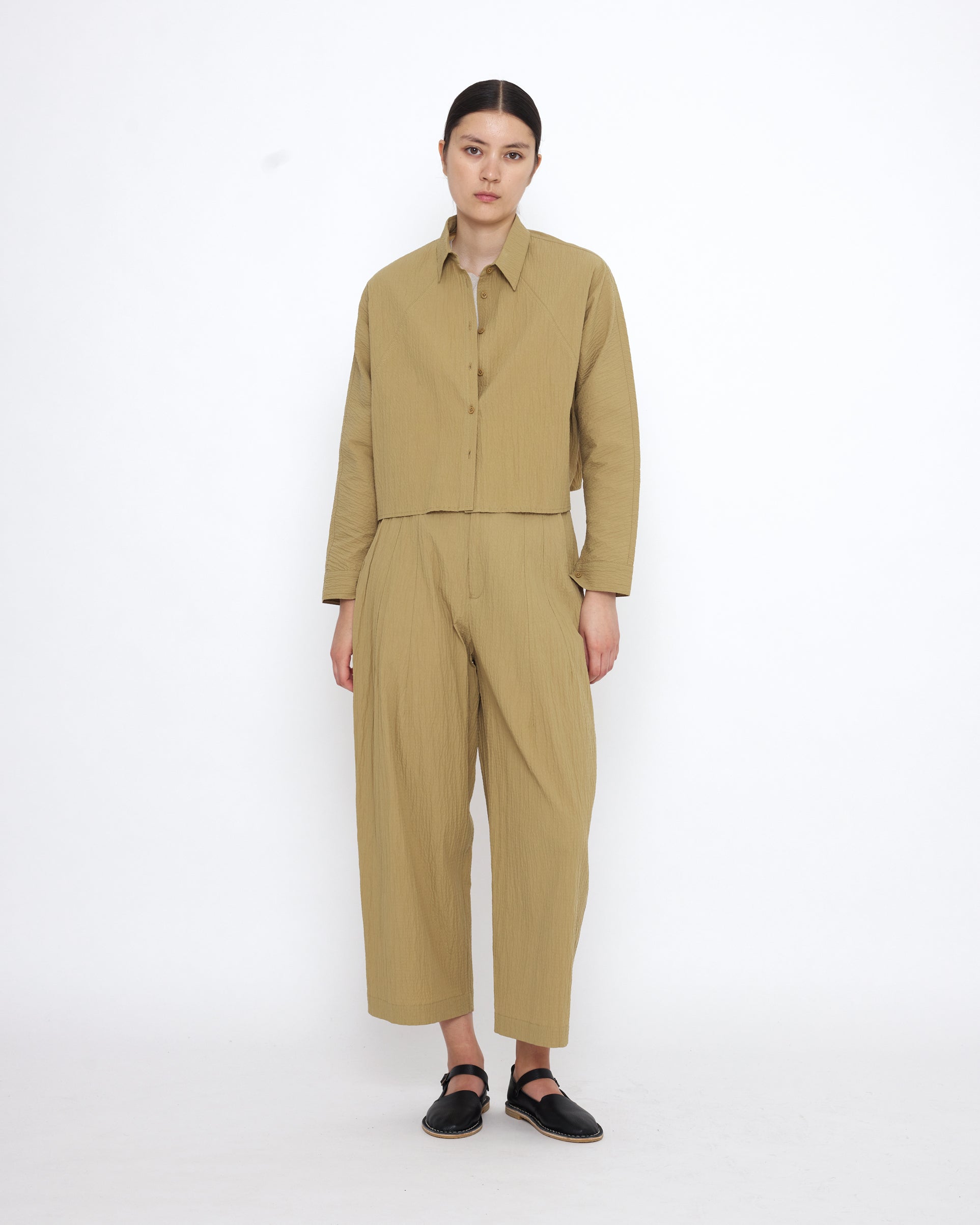 （Pa_sk）RickOwensDRAWSTRING CROPPED RICK OWENS DRAWSTRING CROPPED PANTS DUST FW23 | 50%OFF SALE