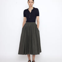 Soft Prairie Skirt - SS25 - Pewter Green