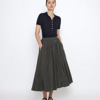 Soft Prairie Skirt - SS25 - Pewter Green