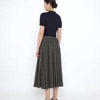 Soft Prairie Skirt - SS25 - Pewter Green