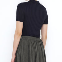 Collared Ribbed Fine Knit - SS25 - Color Options