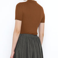 Collared Ribbed Fine Knit - SS25 - Color Options