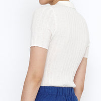 Collared Ribbed Fine Knit - SS25 - Color Options