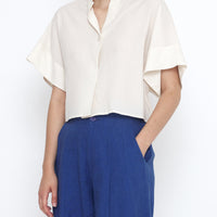 Mandarin Top - SS25 - Antique White