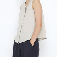 Linen Playtop - SS25 - Sand Beige