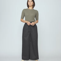 Wide-Legged Skate Trouser - SS26 - Charcoal Black