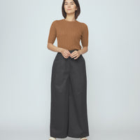 Ribbed Short Sleeves - SS26 - Rust