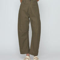 Curve Legged Work Trouser - SS26 - Olive Green