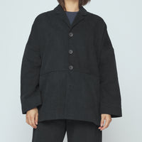 Oversized Blazer - SS26 - Charcoal Black