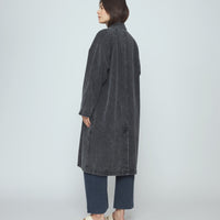 Fall Duster - SS26 - Spotted Washed Black