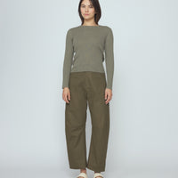 Ribbed Long Sleeves - SS26 - Sage Gray