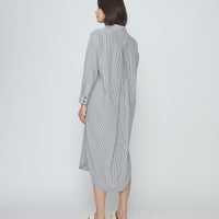 Striped Dolman Maxi - SS26 - Navy Stripes