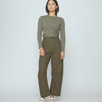 Ribbed Long Sleeves - SS26 - Sage Gray